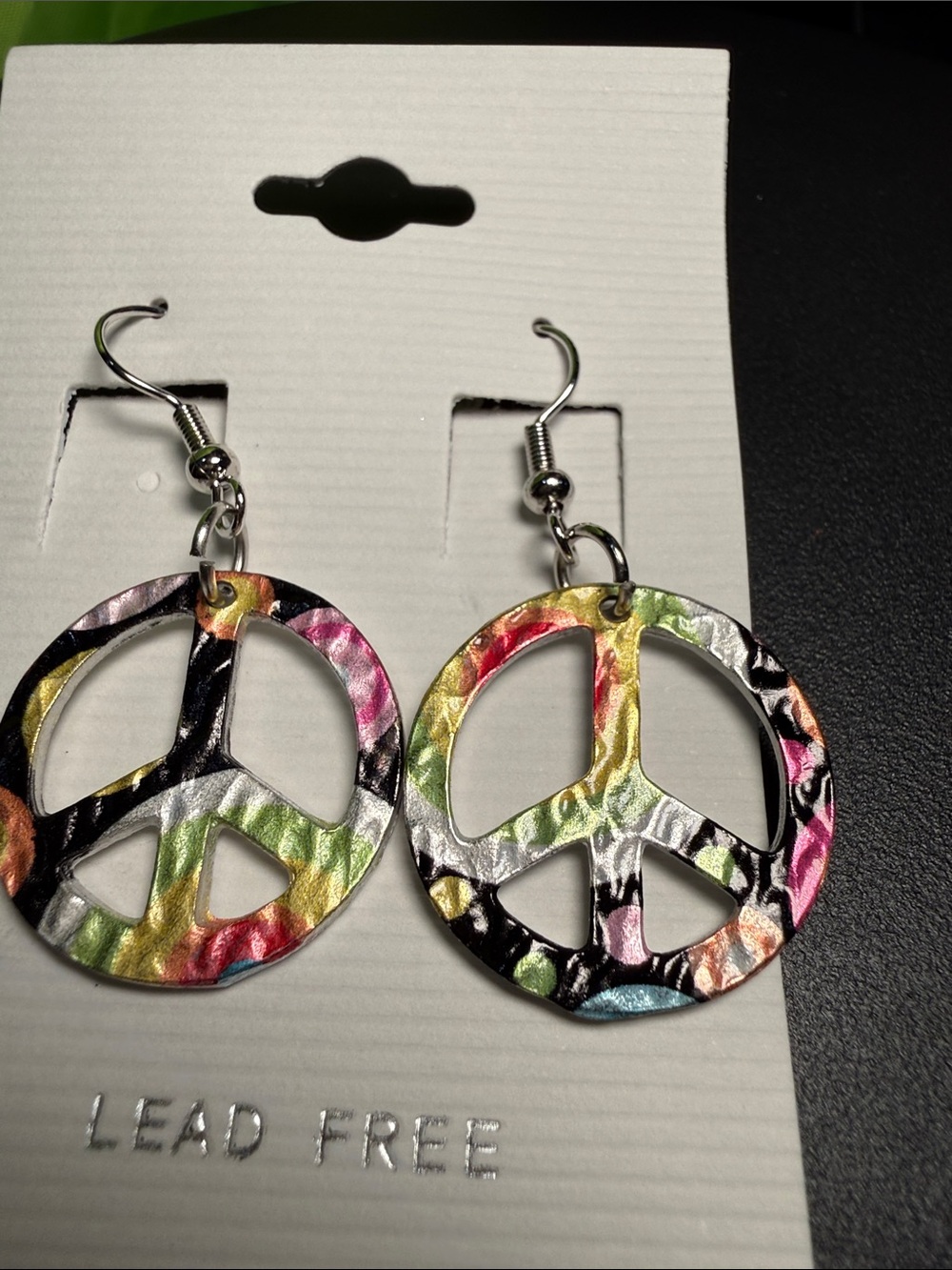 peace earrings
